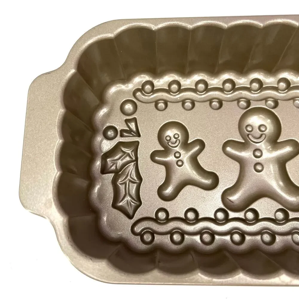 Nordic Ware Gingerbread Loaf Pan 1 Pound Nonstick Cast Aluminum USA